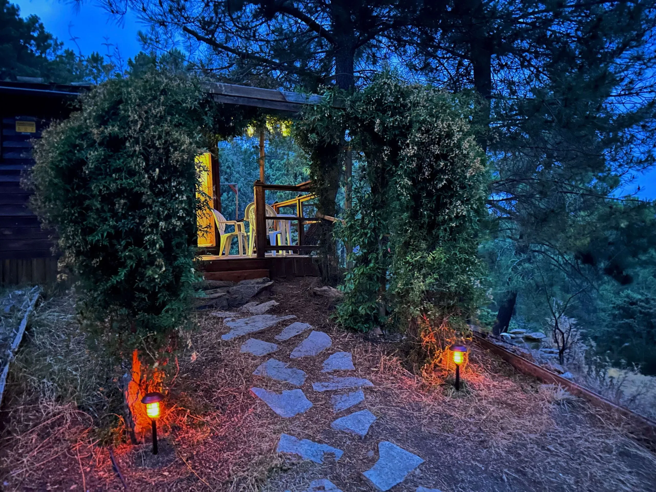 Cabaña noche